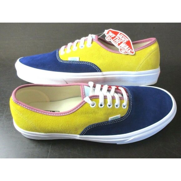 Vans Authentic Men\'s Sunshine Suede Multi Colored Skate shoes Sizes NWT main image 4